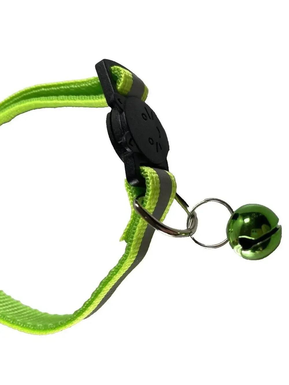Cat Breakaway Collar with Jingle Bell and Reflective Strip, New